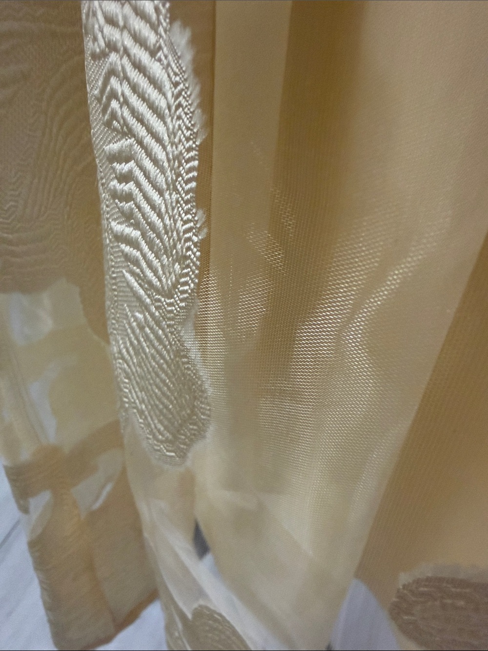 Jealous Tomato Cream Embroidered Midi Skirt - Picture 2 of 4